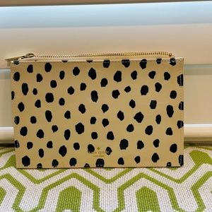 Kate Spade animal print clutch